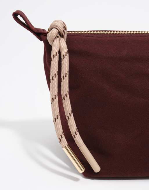 Bimba Y Lola trousse de maquillage trapèze enduite moyenne couleur lie-de-vin, 5 de 7