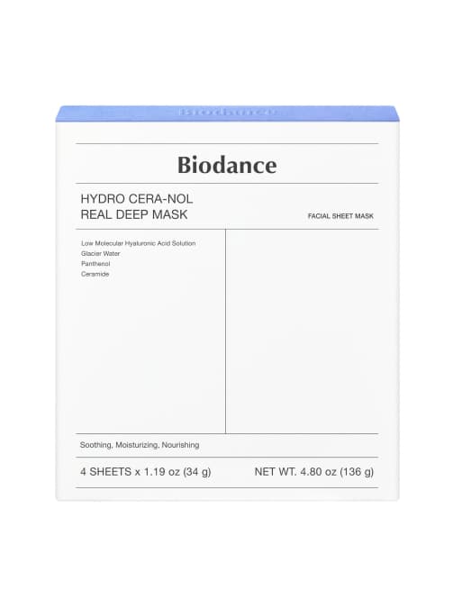 BIODANCE – Hydro Cera-Nol – Maska do twarzy x 4, 3 z 3