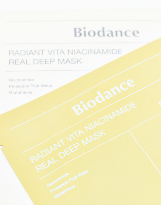 BIODANCE – Radiant Vita Niacinamide Real Deep Mask – Ansiktsmask x4, 4 av 4