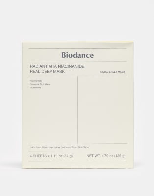 Biodance BIODANCE Radiant Vita Niacinamide Real Deep Mask x4-No colour