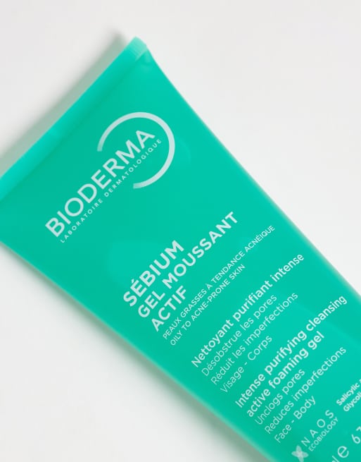 Bioderma - Sebium Active - Gel per la detersione schiumogeno purificante da 200 ml con acido salicilico e glicolico, 2 di 4