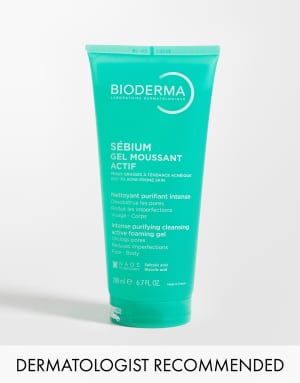Bioderma Sebium Active Purifying Foaming Gel Cleanser with Salicyclic Acid & Glycolic Acid 200ml