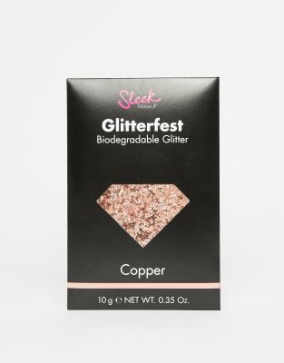 фото Биоразлагаемые блестки sleek makeup glitterfest - медный