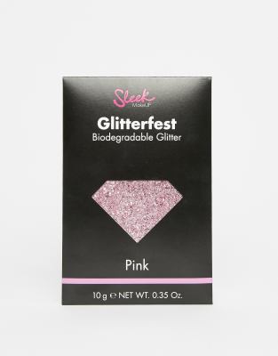 фото Биоразлагаемые блестки sleek makeup glitterfest - розовый