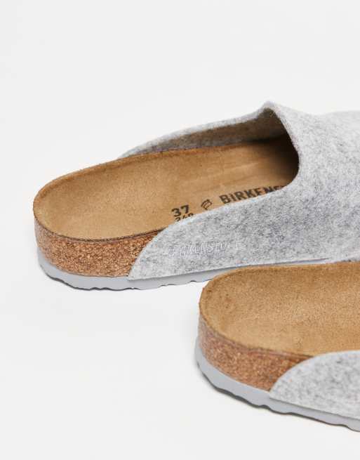 Birkenstock - Amsterdam - Klompen van vilt in lichtgrijs, 3 van 3