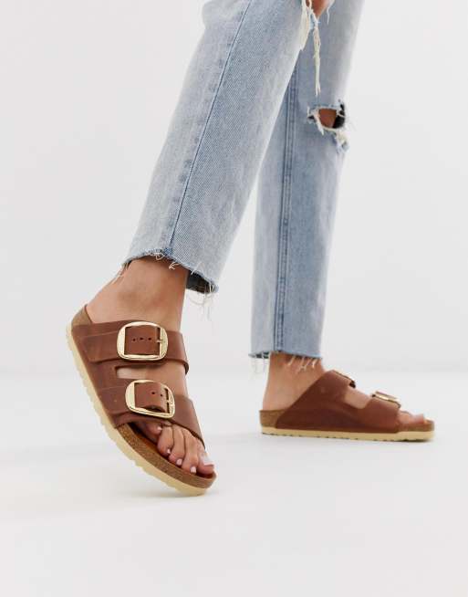 Tan birkenstocks sales women's