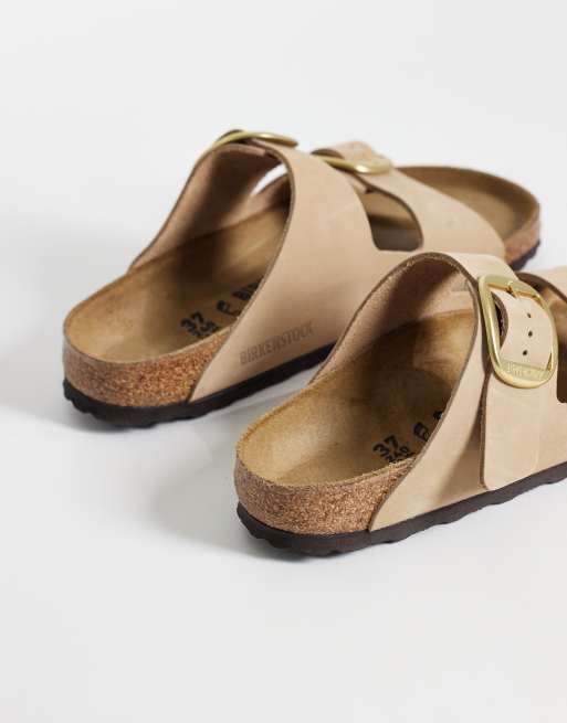 Birkenstock Arizona Big Buckle leather sandals in sandcastle, 4 of 4