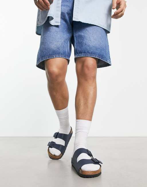 Birkenstock – Arizona Birko-Flor – Blå sandaler, 3 av 4