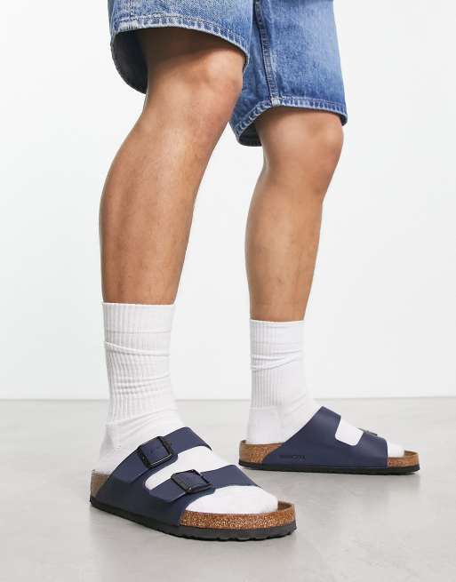 Asos navy sandals online