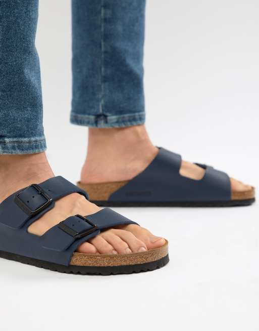 Birkenstock – Arizona Birko-Flor – Blaue Sandalen, 2 von 4