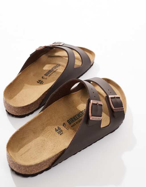 Birkenstock - Arizona Birko-flor - Donkerbruine sandalen, 2 van 4