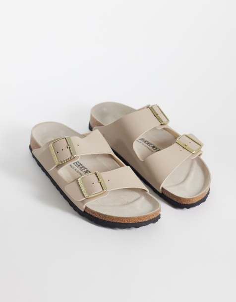 Birkenstock Arizona birko-flor sandal in sandcastle/oyster - view 1