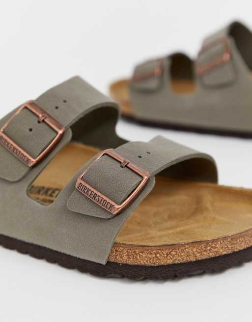 Birkenstock - Arizona birko-flor - Sandalen in steenkleur, 3 van 4