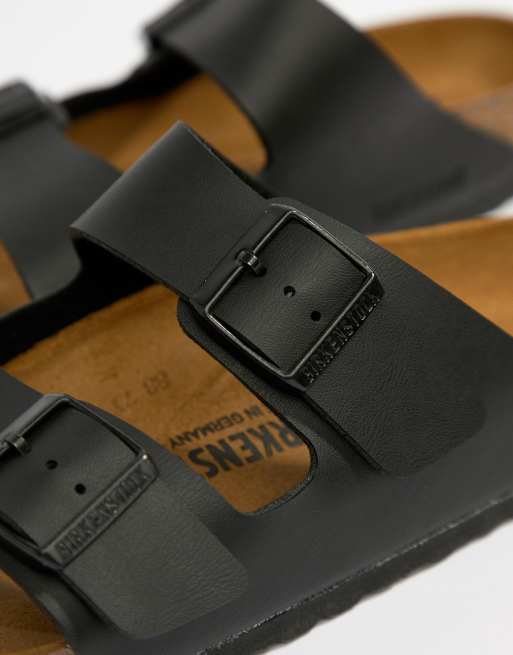 Birkenstock - Arizona Birko-Flor - Sandalen in zwart, 3 van 4