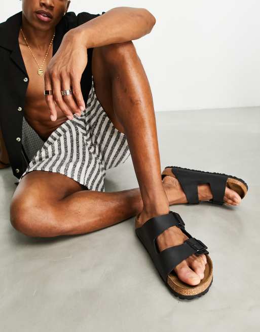 Birkenstock arizona shop black birko flor