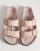 Birkenstock Arizona birko-flor sandals in new beige/pink clay