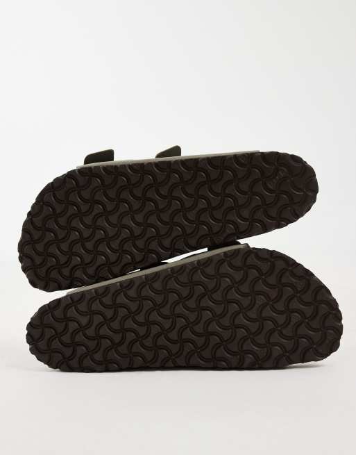 Birkenstock Arizona birko-flor sandals in stone, 3 of 4
