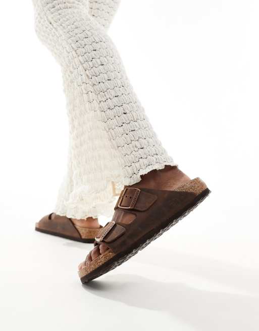 Birkenstock – Arizona – Bruna sandaler i oljat läder, 4 av 4