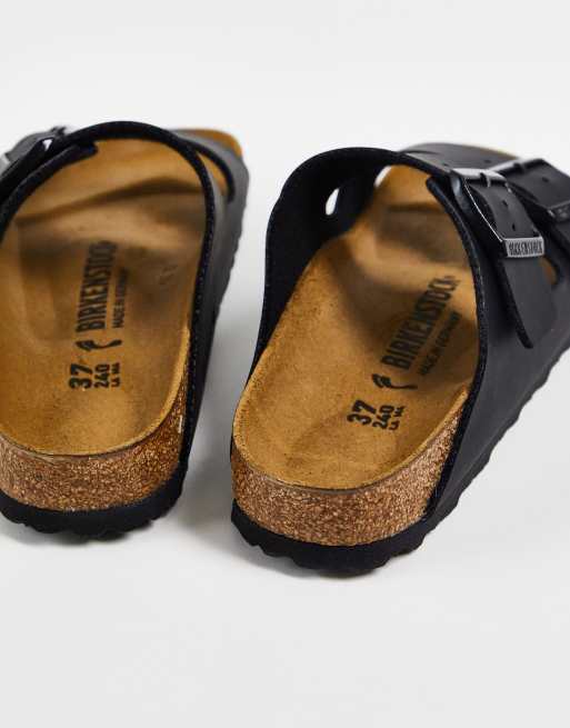 Birkenstock – Arizona – Czarne płaskie sandały, 4 z 4
