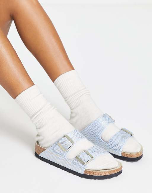 Shiny best sale birkenstock sandals