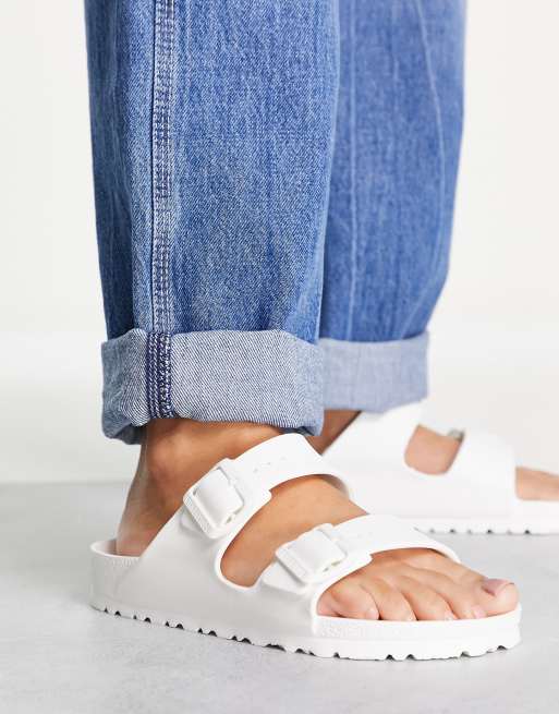 Birkenstock arizona eva white flat online sandals