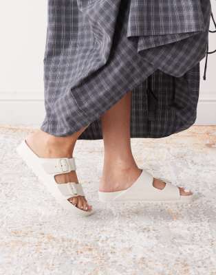 Arizona - EVA-Sandalen in Eierschalenfarbe-Weiß Weiß 36