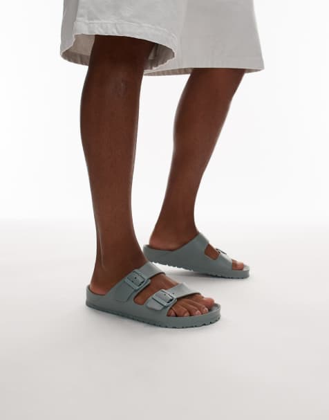 Birkenstock - Arizona - EVA sandalen in saliegroen - view 1