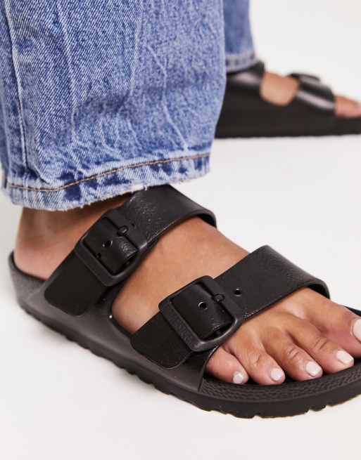 Birkenstock - Arizona Eva - Sandali bassi neri, 2 di 4