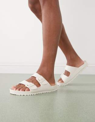 Birkenstock Arizona EVA Sandals in eggshell-White