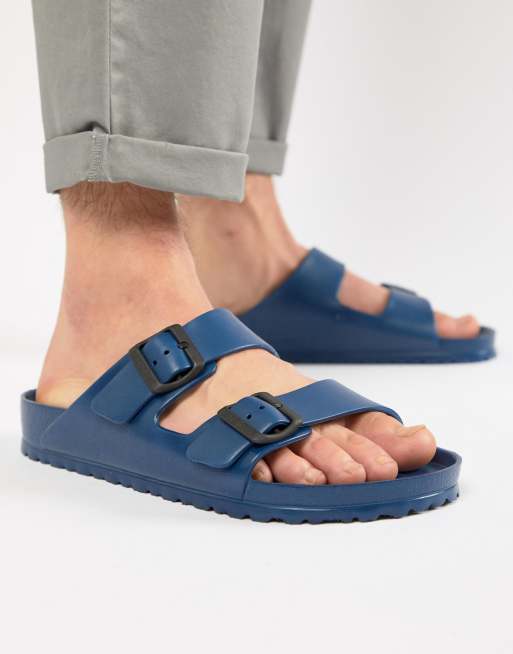 Navy best sale men's birkenstocks