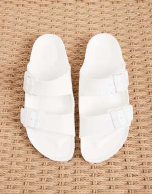 Birkenstock Arizona EVA sandals in white