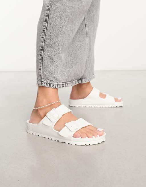 Birkenstock arizona eva sandal hot sale white