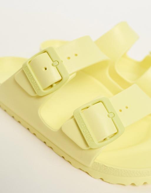 Plastic birkenstocks yellow on sale