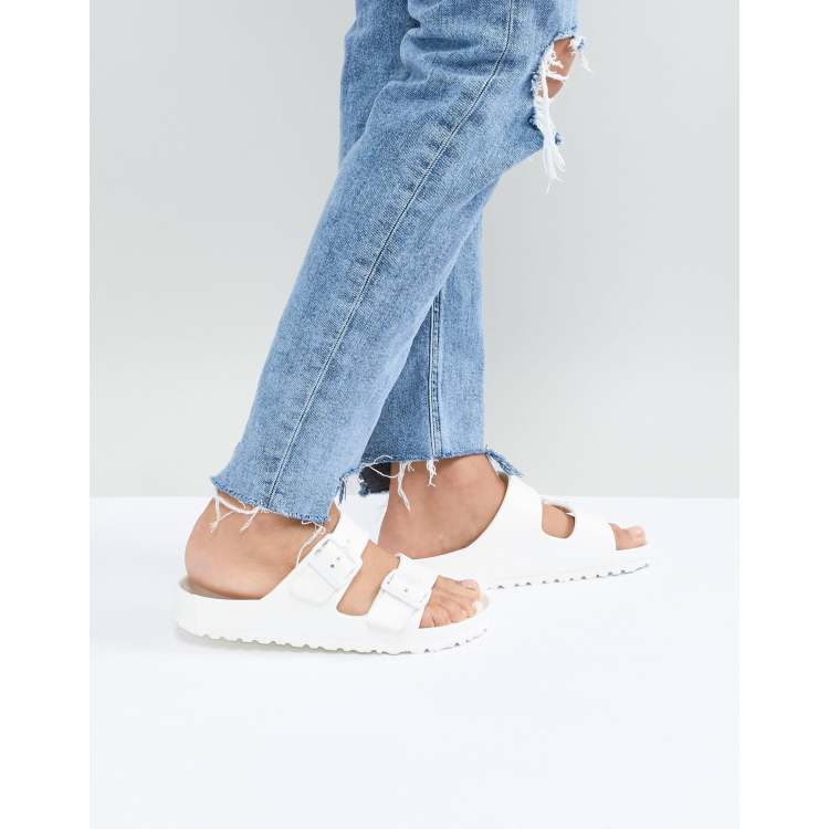 Rubber discount white birkenstocks