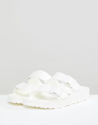 birkenstock sandals all white