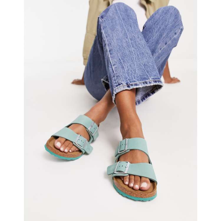 Arizona discount birkenstocks green