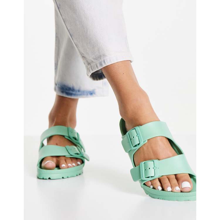 Birkenstock Arizona flat sandals in jade EVA