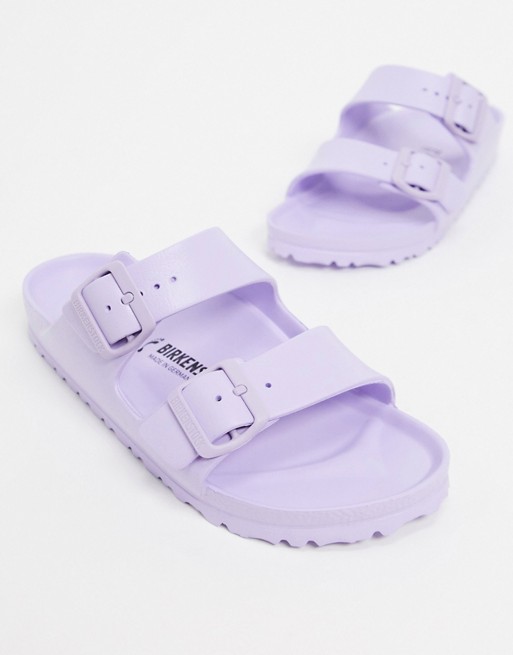 Birkenstock Arizona flat sandals in lilac EVA