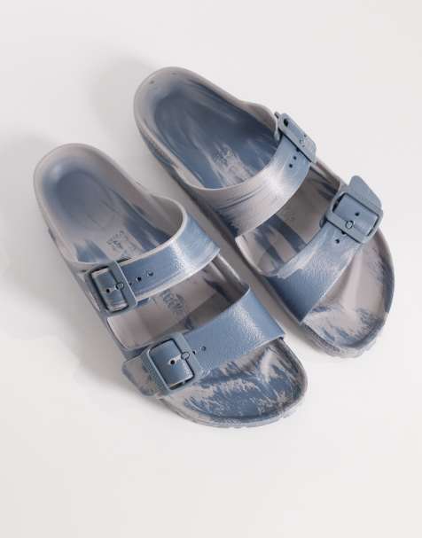 Birkenstock - Arizona - Grå sko i EVA med marmoreret design - view 1