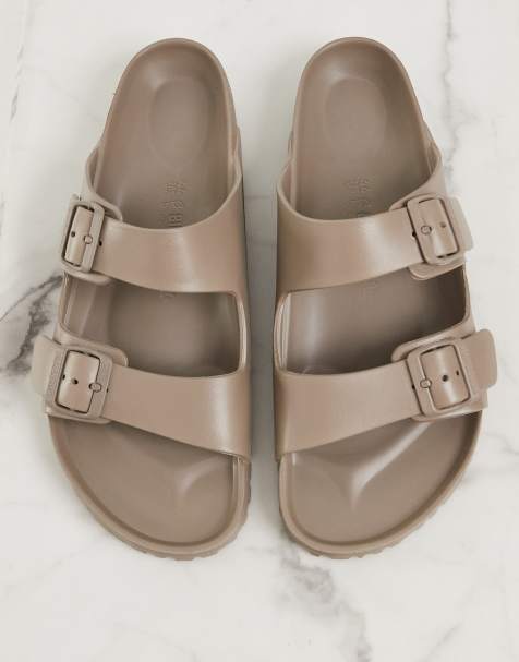 Birkenstock - Arizona - Gråbrune sandaler i EVA - view 1