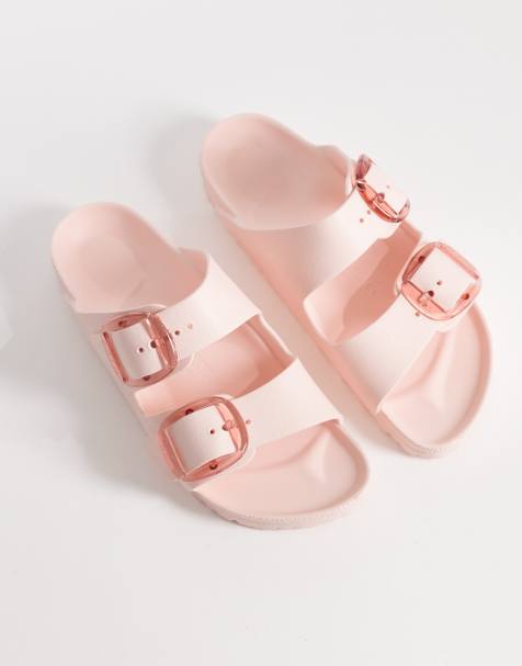 Birkenstock - Arizona in EVA rosa chiaro con fibbia grande - view 1