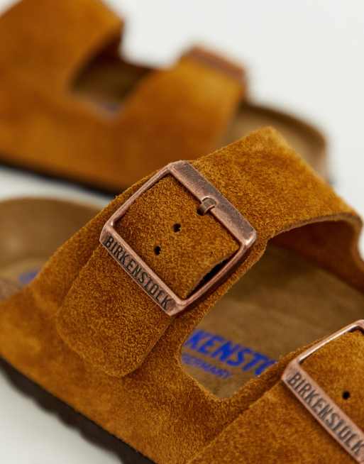 Birkenstock Arizona SFB, Mink Suede Leather