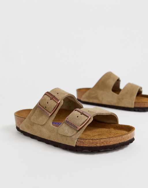 Birkenstock Arizona Suede Sandals In Taupe, $111, Asos