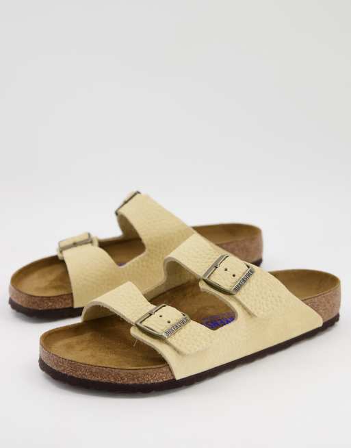 Trottoir Bezighouden Valkuilen Birkenstock - Arizona - Leren sandalen in beige | ASOS