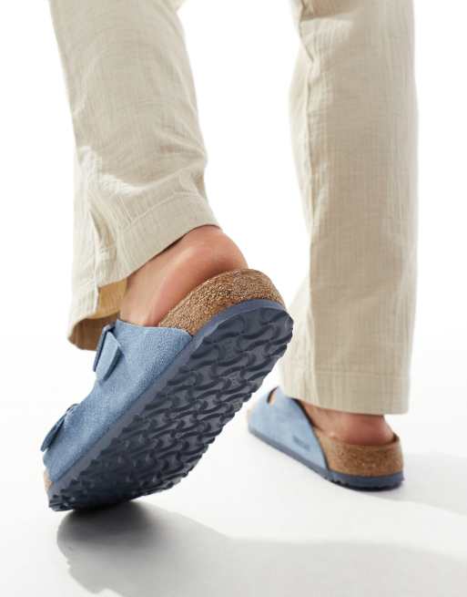 Birkenstock - Arizona - Marineblå sandaler i ruskind, 4 af 4