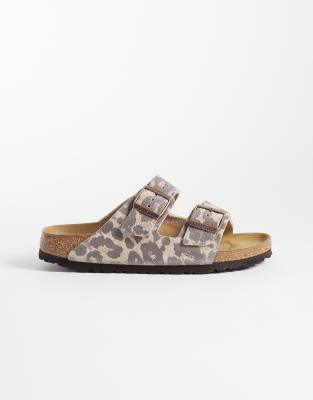  Arizona narrow fit sandals in leopard print