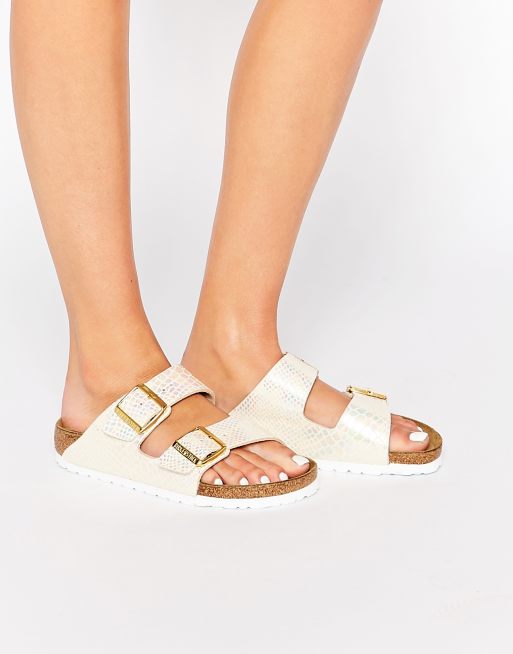 Birkenstock arizona 2024 snake cream