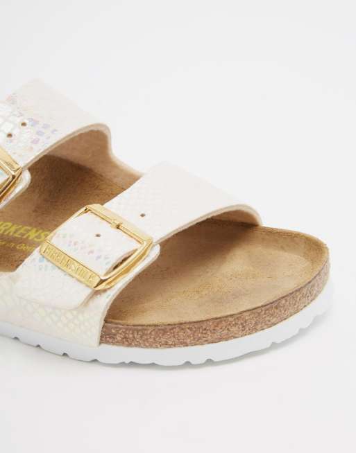 Birkenstock arizona 2024 snake cream