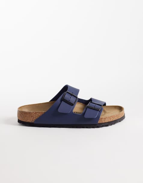 Birkenstock Arizona – niebieskie sandały birko-flor - view 1
