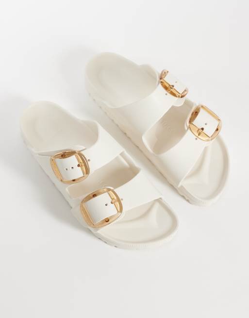 Birkenstock - Arizona - Råhvide sandaler med store spænder i EVA, 2 af 4
